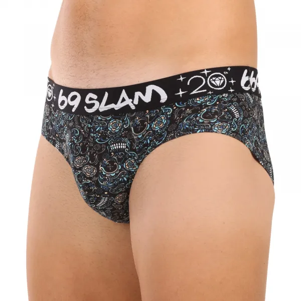 Pánske slipy 69SLAM Andreas hip bamboo SKULLER (MBFSUR-BB) M