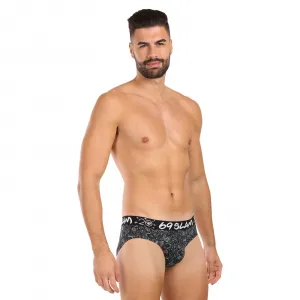 Pánske slipy 69SLAM Andreas hip bamboo SKULLER (MBFSUR-BB) M