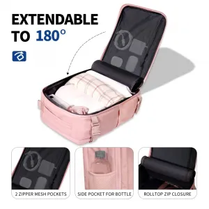 Tech-Protect Defender S50 Cestovný batoh na notebook 20L 40×20×25, ružový