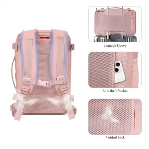 Tech-Protect Defender S50 Cestovný batoh na notebook 20L 40×20×25, ružový