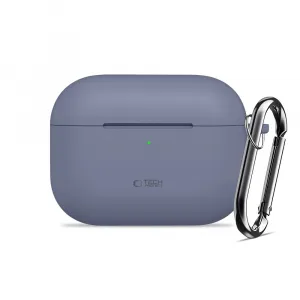 Tech-Protect Silikónové puzdro, Apple AirPods Pro 3, svetlo modré