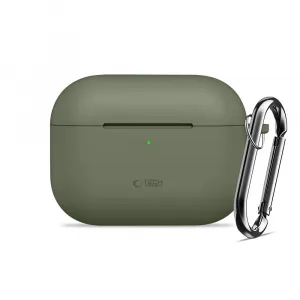 Tech-Protect Silikónové puzdro, Apple AirPods Pro 3, zelené