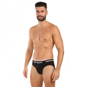 Pánske slipy 69SLAM Hanry plain bamboo hip čierne (MBCPLN-BK) M