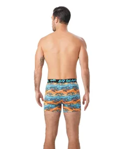 Pánske boxerky 69SLAM hip bamboo WEIRD BLOCK ELIJAH (MPBLIN-BB) M, trenky