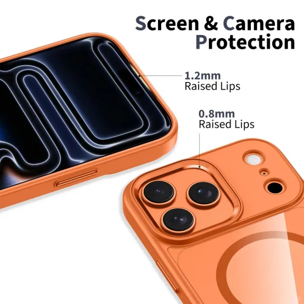 Tech-Protect MagMat MagSafe iPhone 17 Pro Max, oranžový