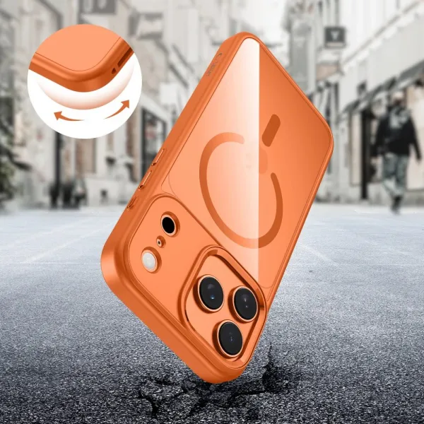 Tech-Protect MagMat MagSafe iPhone 17 Pro Max, oranžový