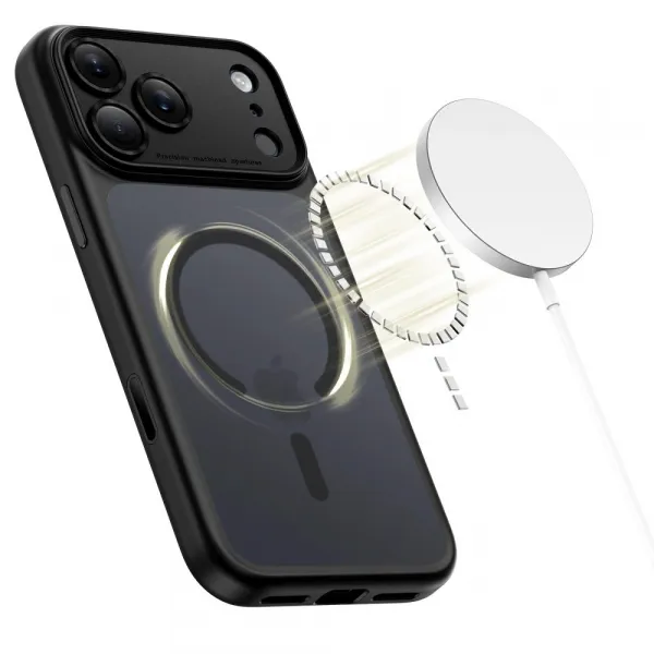 Tech-Protect MagPeak MagSafe CC, iPhone 17 Pro, čierne matné