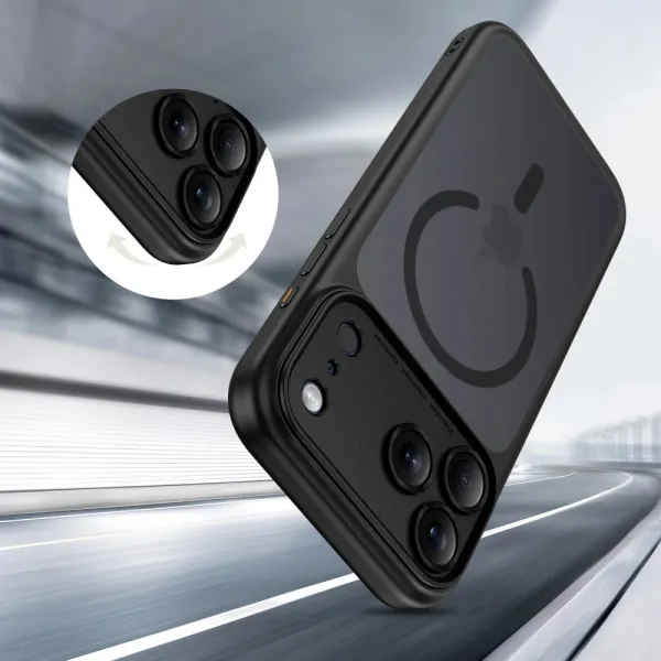 Tech-Protect MagPeak MagSafe CC, iPhone 17 Pro, čierne matné