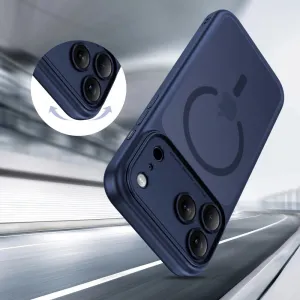Tech-Protect MagPeak MagSafe CC kryt na iPhone 17 Pro, modrý