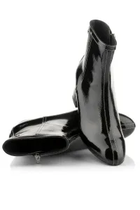 Členková Obuv Karl Lagerfeld Bonnie Ankle Zip Boot Black Lthr