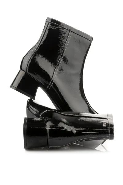 Členková Obuv Karl Lagerfeld Bonnie Ankle Zip Boot Black Lthr