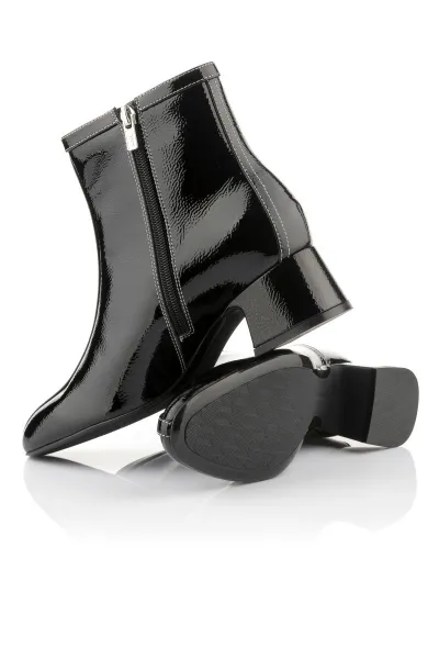 Členková Obuv Karl Lagerfeld Bonnie Ankle Zip Boot Black Lthr