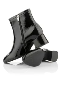 Členková Obuv Karl Lagerfeld Bonnie Ankle Zip Boot Black Lthr