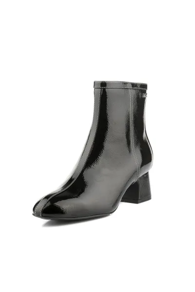 Členková Obuv Karl Lagerfeld Bonnie Ankle Zip Boot Black Lthr