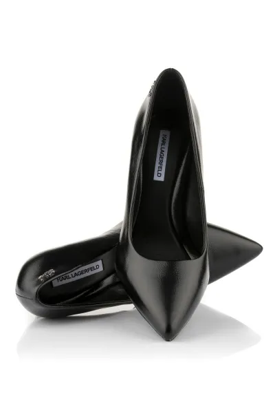 Lodičky Karl Lagerfeld Debutante Pump Black Lthr