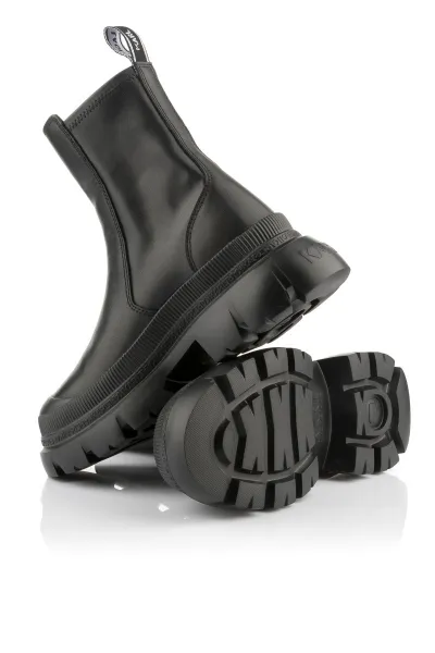 Členková Obuv Karl Lagerfeld Trekka Max Hi Ankle Zip Boot Black Lthr