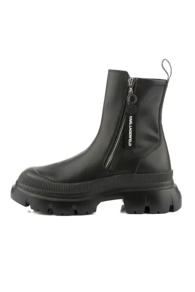 Členková Obuv Karl Lagerfeld Trekka Max Hi Ankle Zip Boot Black Lthr