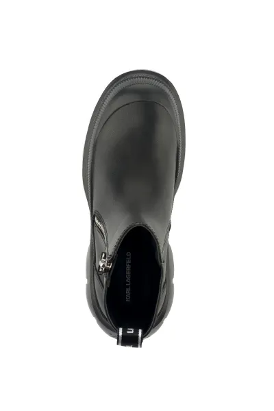 Členková Obuv Karl Lagerfeld Trekka Max Hi Ankle Zip Boot Black Lthr