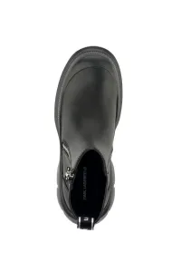 Členková Obuv Karl Lagerfeld Trekka Max Hi Ankle Zip Boot Black Lthr