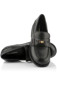 Mokasíny Karl Lagerfeld Mia Karl Penny Loafer Black Lthr