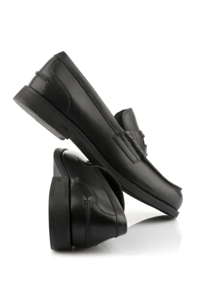 Mokasíny Karl Lagerfeld Mia Karl Penny Loafer Black Lthr