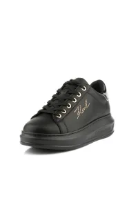 Tenisky Karl Lagerfeld Kapri Rhinestone Karl Trim Black Lthr W/Gold