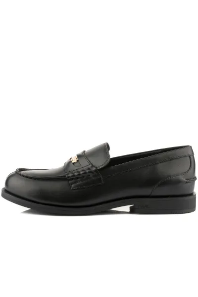 Mokasíny Karl Lagerfeld Mia Karl Penny Loafer Black Lthr
