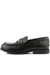 Mokasíny Karl Lagerfeld Mia Karl Penny Loafer Black Lthr