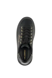 Tenisky Karl Lagerfeld Kapri Rhinestone Karl Trim Black Lthr W/Gold