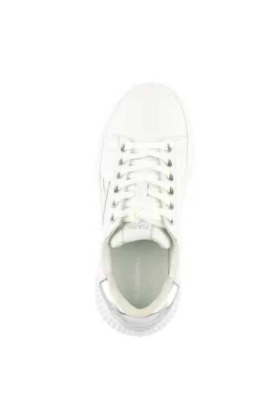 Tenisky Karl Lagerfeld Kreeper Lo Signia Embro Patch White Lthr W/Silver