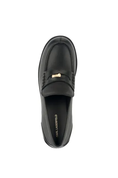 Mokasíny Karl Lagerfeld Mia Karl Penny Loafer Black Lthr