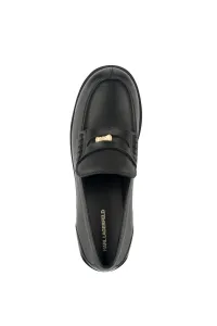 Mokasíny Karl Lagerfeld Mia Karl Penny Loafer Black Lthr
