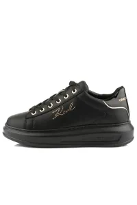 Tenisky Karl Lagerfeld Kapri Rhinestone Karl Trim Black Lthr W/Gold