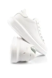 Tenisky Karl Lagerfeld Kapri Rhinestone Karl Trim White Lthr W/Silver