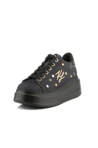 Tenisky Karl Lagerfeld Anakapri Autograph Studs Denim W/Gold