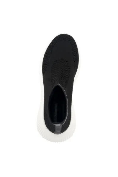 Členková Obuv Karl Lagerfeld Kreeper Run Mid Sock Boot Black Knit Textile