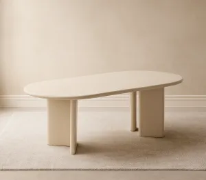 Elvisia Jedálenský stôl NAGANO | sand 100 x 220 cm