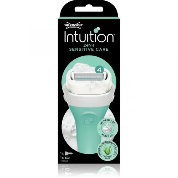 Wilkinson Sword Intuition 2in1 Soap & Shave Sensitive holiaci strojček 1 ks