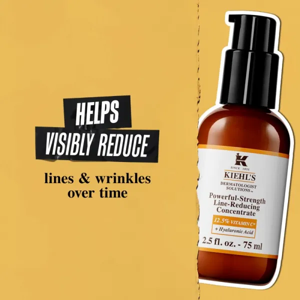 Kiehl's Dermatologist Solutions Powerful-Strength Line-Reducing Concentrate sérum proti vráskam pre všetky typy pleti 50 ml