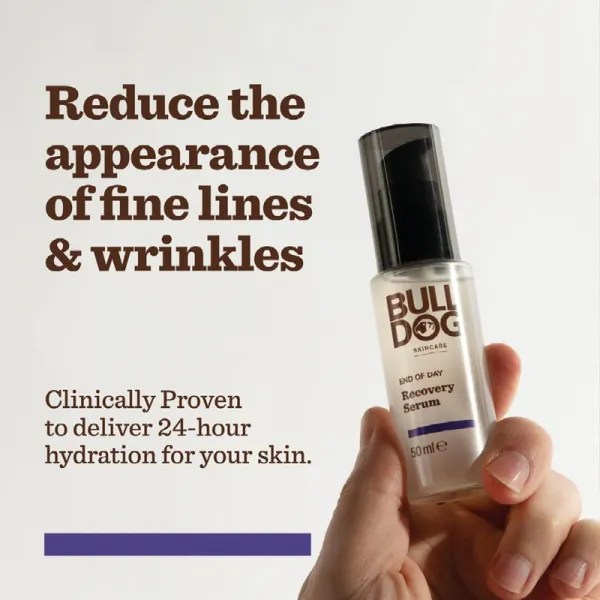 Bulldog End of Day Recovery Serum regeneračné pleťové sérum na noc 50 ml