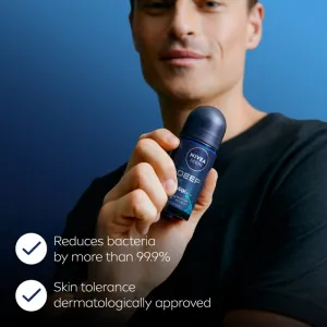 NIVEA MEN Deep Beat guličkový antiperspirant 72h pre mužov 50 ml