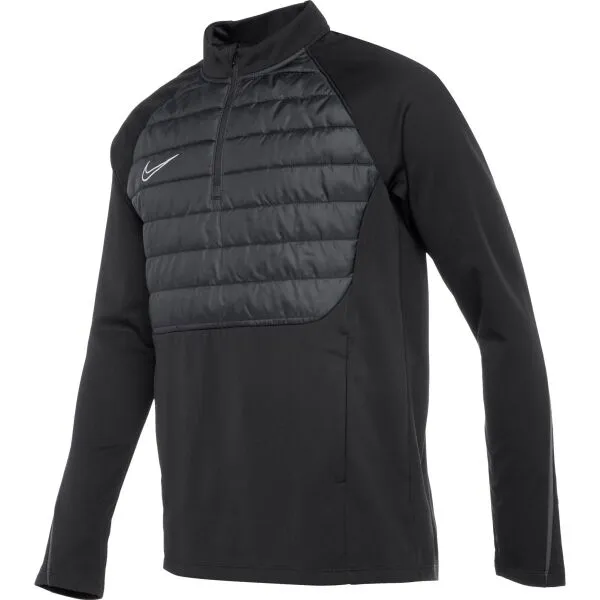 Nike THERMA-FIT ACADEMY Pánska  hybridná mikina, čierna, veľkosť XXL