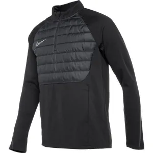 Nike THERMA-FIT ACADEMY Pánska  hybridná mikina, čierna, veľkosť XXL