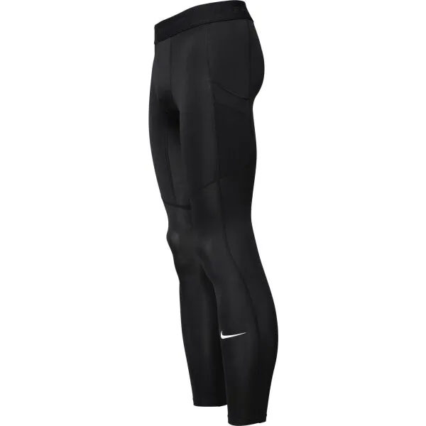 Pánske kompresné legíny NIKE M NP DF TIGHT BLACK WHITE