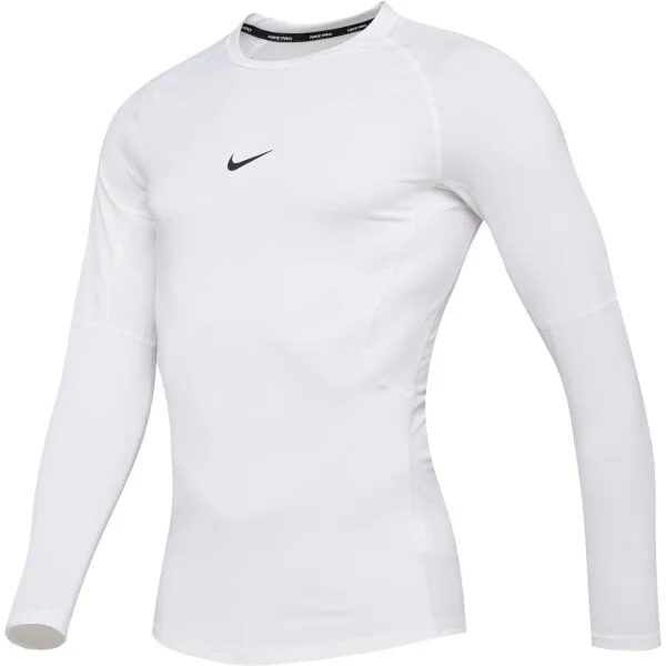 Nike DRI-FIT Pánske termo tričko, biela, veľkosť