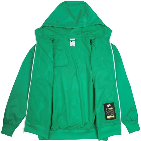 Nike HERITAGE ESSENTIALS WINDRUNNER Pánska bunda, zelená, veľkosť