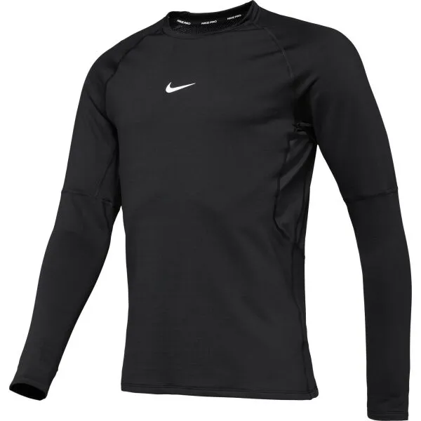 Nike PRO Pánske termo tričko, čierna, veľkosť