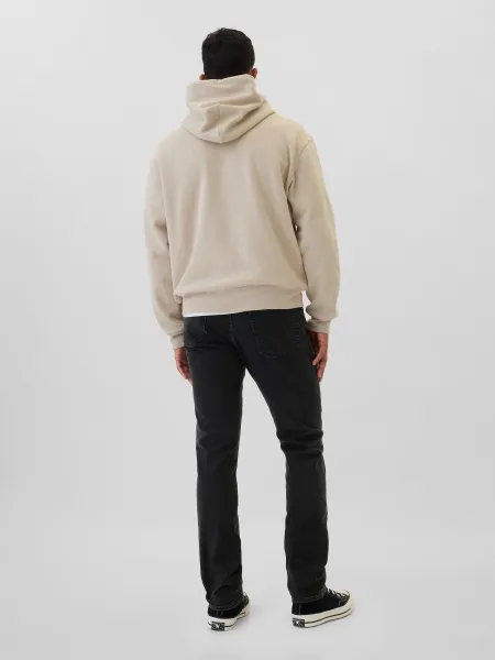 GAP V-SLIM OPP BLACK WASH Pánske nohavice, čierna, veľkosť