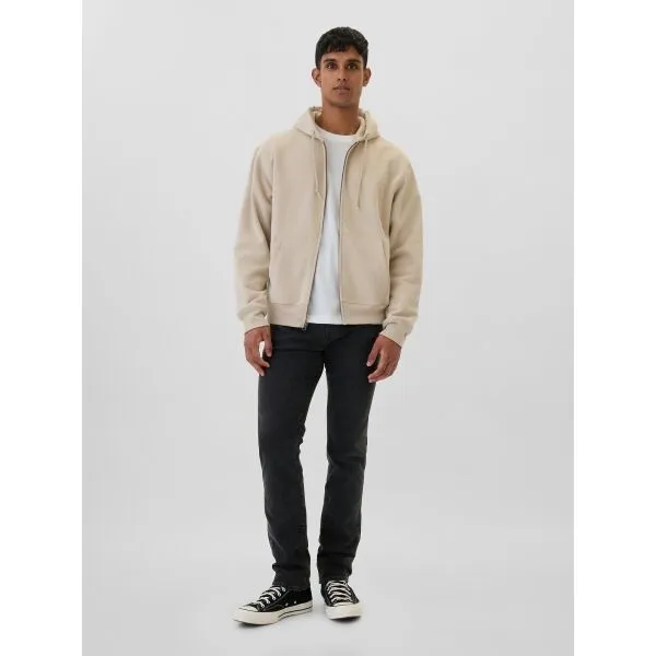 GAP V-SLIM OPP BLACK WASH Pánske nohavice, čierna, veľkosť
