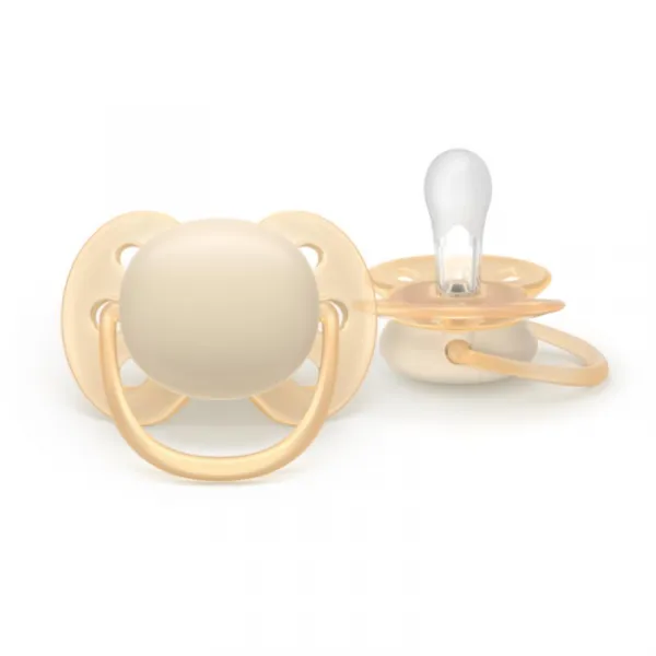 Philips AVENT Cumlík Ultrasoft Premium neutral 0-6m 2 ks